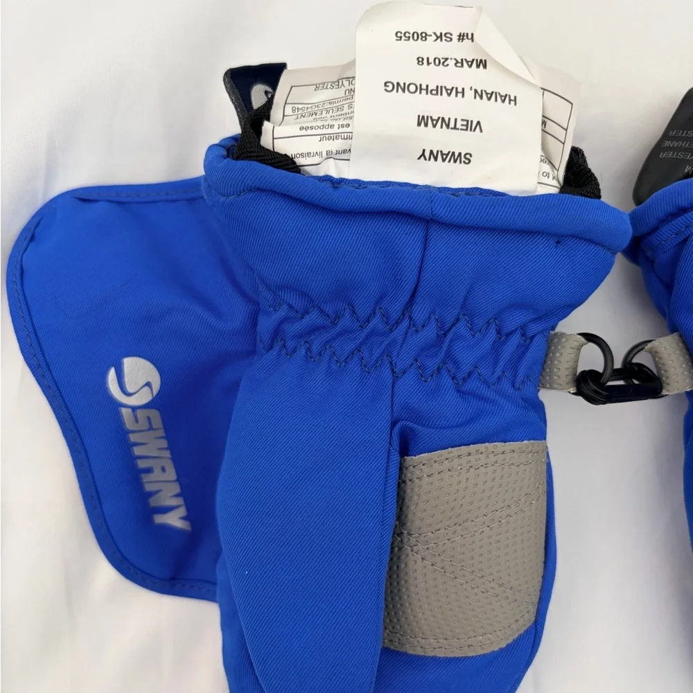 SWANY Kids Toddlers Mittens in Vibrant Blue